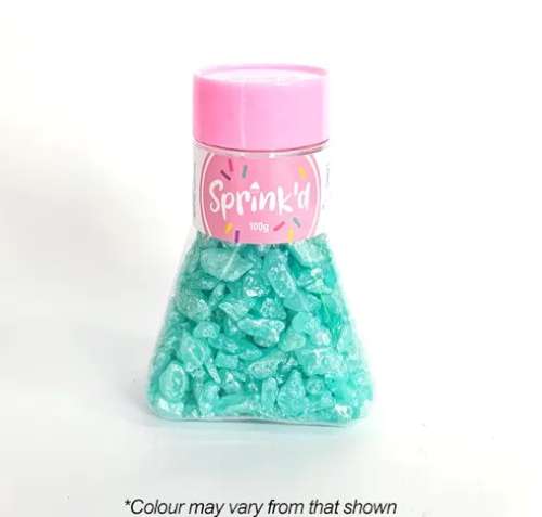 Sprink'd Geode Rock Sugar - Teal - Click Image to Close